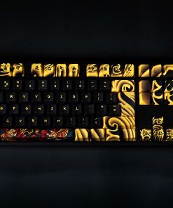 Traitors Tiger Sketch PBT Dye-Sub 109 Keycaps Set UK Layout